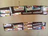 a picture of a display of chocolate bars in a store