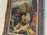 a picture of a painting hanging on the wall