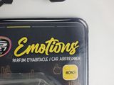 two yellow earplugs in a package on a white table