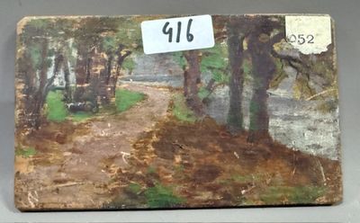 Paul PREVOT (1879-1961) - Chemin de la forêt