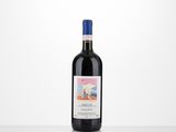 a bottle of red wine sitting on top of a table