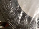 a close up of a large metal object on a shelf