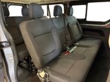 a seat in the back of a van that is empty