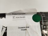 a piece of paper that has been placed on top of a box