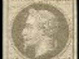 un timbre sur lequel figure le portrait d'un homme