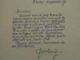 a handwritten poem written on a piece of paper