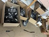 many boxes of items that are sitting on the floor