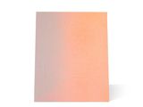 an orange and pink ombre paper on a white background