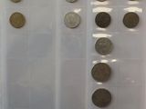 a lot of coins that are in a plastic bag