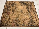 a picture of a tapestry on the floor of a house