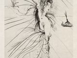 an image of a drawing of a woman with an umbrella