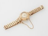 rolex a lady ' s 18ct gold bracelet watch