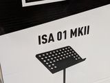 a black and white sign on the side of a building