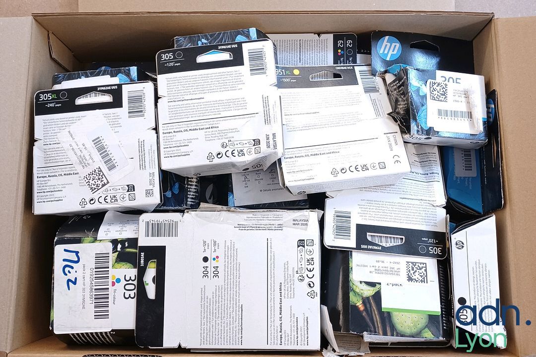 Lot de 25 Cartouches HP pour imprimante jet d'encre - Non te…