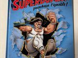 un livre avec l'image d'un personnage de bande dessinée