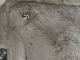 a silver elephant statue on a white background
