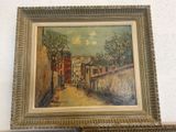 a picture of a painting hanging on a wall