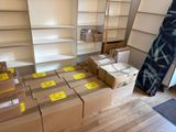 a room with a lot of boxes on the floor