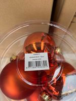 (x240) Boules de noêl 80 mm en verre "combiné orange" 16 tub… (photo 3)