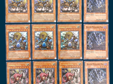 the cards are all different colors and sizes of each character