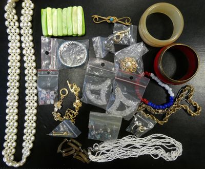 a lot of items that are on a table