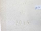 a picture of a white vase with a number on it