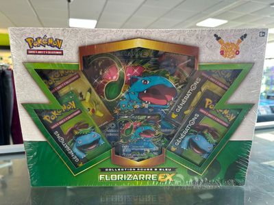 display box of pokemon trading card game in store for sale