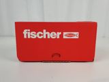 a red box with a logo on it on a table