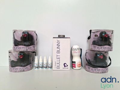 a lot of different items that are sitting on a table