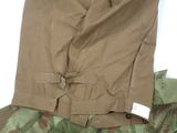 a close up of a military uniform with a tag on it