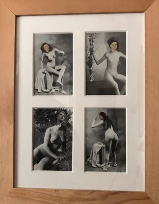 a picture of a picture of a naked woman in a picture frame