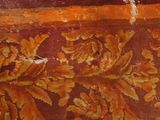 a close up of a piece of fabric with a design on it