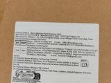 a brown box with a white label on it