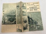 un livre contenant des images de bateaux, posé sur une table
