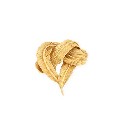 broche en forme de nœud plaquée or – les images du produit ne sont pas disponibles à la vente