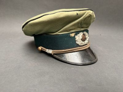 an image of a military hat with a badge on it