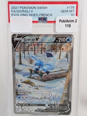 une image d'une carte Pokémon dans un étui en plastique