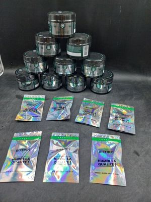many packets of marijuana sitting on a table