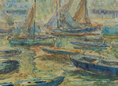 de nombreux bateaux qui restent dans l'eau