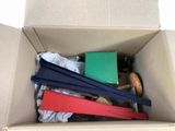 a box full of assorted items in it
