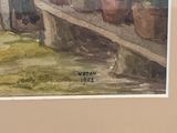 a picture of a painting on the wall of a house