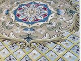 a picture of a floor with a flower design on it