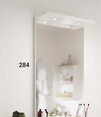 Lot de 2 miroirs de salle de bain avec bandeau lumineux inté…