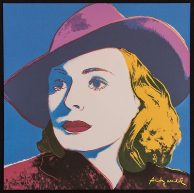 an image of a painting of a woman wearing a hat