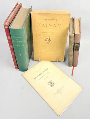 [Lyon] 6 volumes ou plaquettes brochés ou reliés (accds): - Photo 1