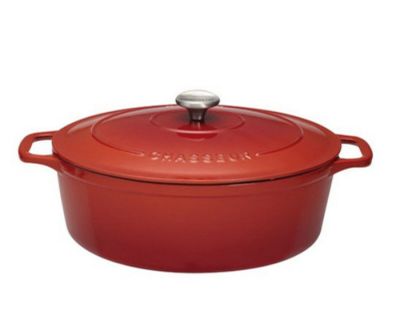 361 / Cocotte ovale en fonte émaillée 33 cm - CHASSEUR…