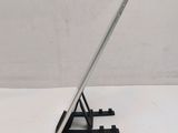 a tablet that is sitting on a stand on a table