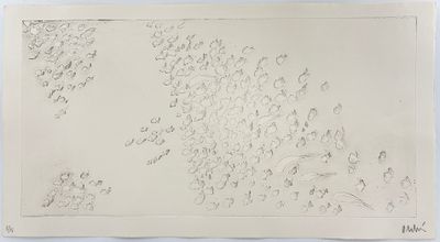 une image représentant un dessin de fleurs sur une feuille de papier