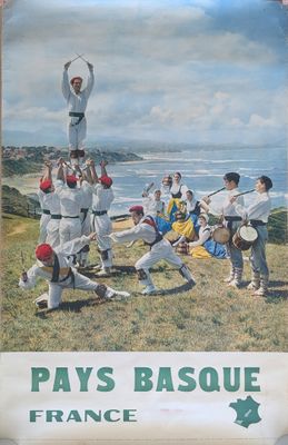 a poster of a group of men playing baseball