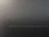 an image of a close up of the back of a laptop computer